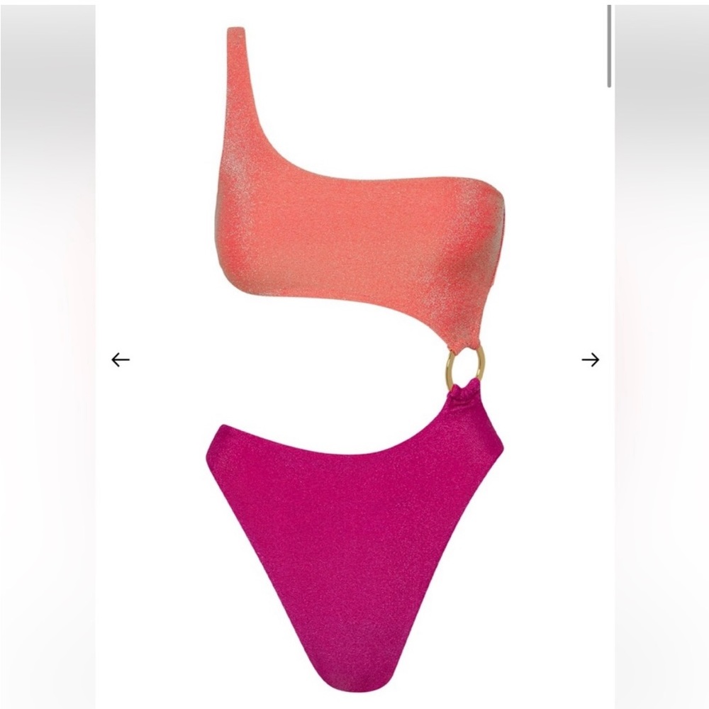 BNWT Monday Swimwear Vera One Piece and Matching Sarong 🩷🧡